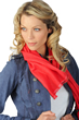 Cashmere & Silk accessories scarf mufflers scarva flashing red coral 170x25cm